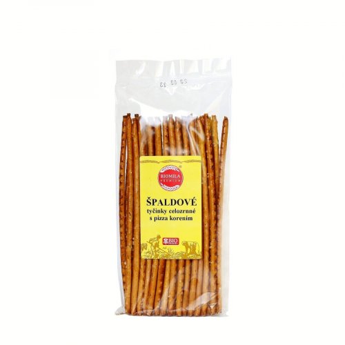 Špaldové tyčinky celozrnné PIZZA BIO 100g Biomila